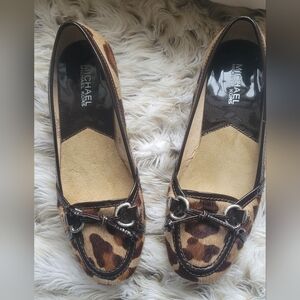 Michael Kors Animal Print Loafers